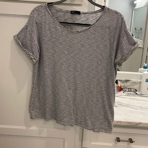 Woman’s casual striped tee